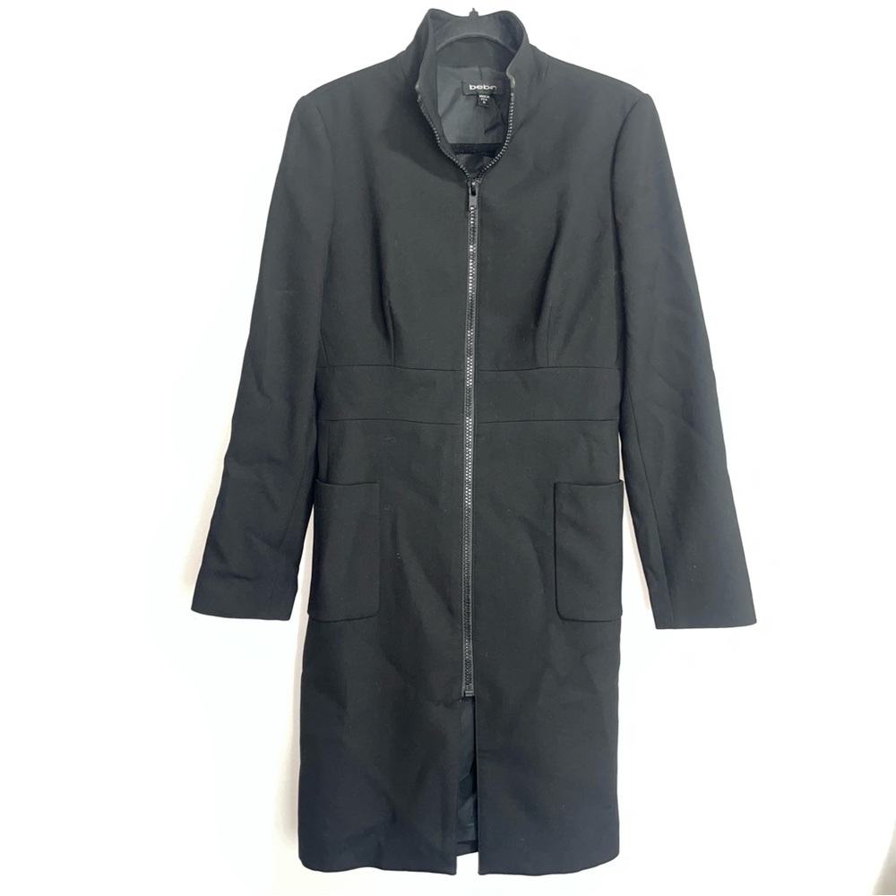 BEBE | Black Long Zipper Jacket